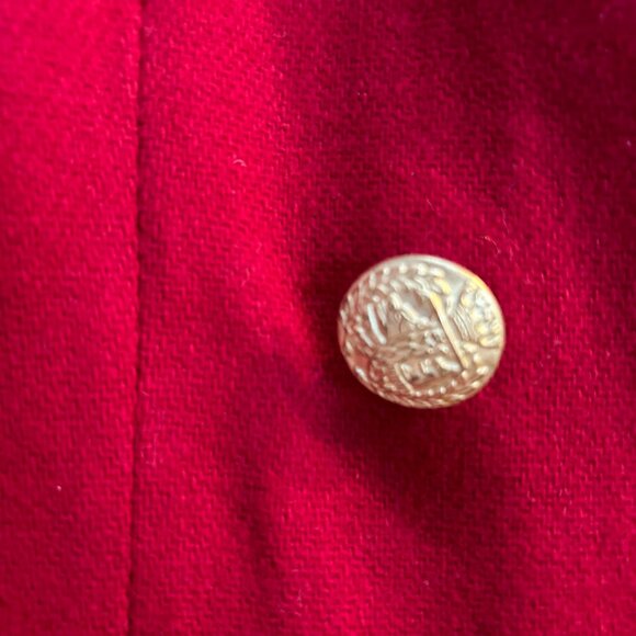 Red Vintage Double Breasted Blazer - Picture 3 of 8